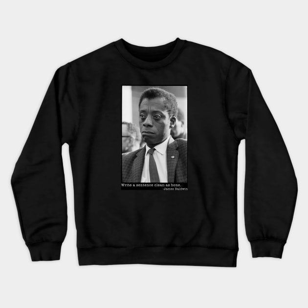 James Baldwin Crewneck Sweatshirt by WriterCentral